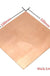 100mm*100mm*1mm Pure Copper Cu Metal Safe Using Guillotine Cut Sheet Plate