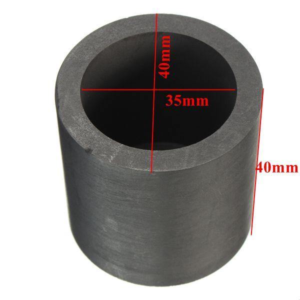 40X40mm Graphite Crucible Ingot Bar Combo Mold For Silver Gold Melting Casting