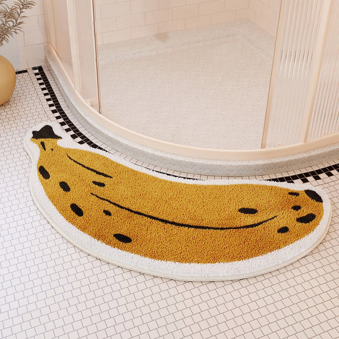 Yellow Banana irregular shaped Rugs