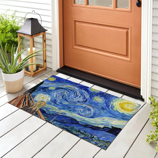 The Dazzling Starry Sky Door Mat