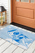 Blue Koi Fish Door Mat