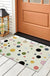 Feblilac Colorful Polka Dots PVC Coil Door Mat