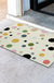 Feblilac Colorful Polka Dots PVC Coil Door Mat