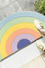 Feblilac Semicircle Rainbow PVC Coil Door Mat