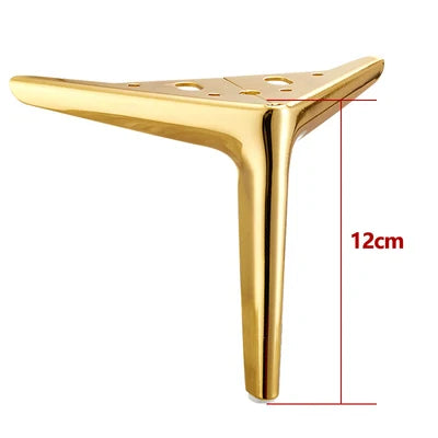 4Pcs/Set Furniture Feet For TV Cabinet Sofa Coffee Table Bathroom Cabinet Drawer Cabinet Leg Metal Support Feet Load 800KG