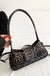 French Style Underarm Bag For Women Brown Black Leopard Handbag Clutch Bag Female Vintage PU Leather Crossbody Bags Versatile