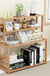 3-tier Wooden Bookshelf Office Student Stationery Organizer Magazine Holder Home Sundries Storage Shelves Kitchen Seasoning Rack