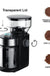 220V Espresso Electric Burr Coffee Grinder Home Kitchen Adjustable Coffee Bean Grinding Machine For Drip And Percolator Coffee