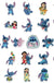 51PCS Cute Cartoon Lilo & Stitch Stickers DIY Diary Laptop Luggage Skateboard Graffiti Decals Fun Classic Toy