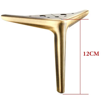 4Pcs/Set Furniture Feet For TV Cabinet Sofa Coffee Table Bathroom Cabinet Drawer Cabinet Leg Metal Support Feet Load 800KG