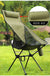 Camping high back moon chair ultra light aluminum alloy fishing picnic barbecue chair portable beach camping leisure chair