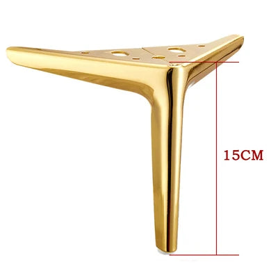 4Pcs/Set Furniture Feet For TV Cabinet Sofa Coffee Table Bathroom Cabinet Drawer Cabinet Leg Metal Support Feet Load 800KG