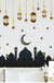 Eid Window Stickers Ramadan Decoration Eid Mubarak Decor for Home 2024 Ramadan Kareem Islam Muslim Party Supplies Eid Al-fitr