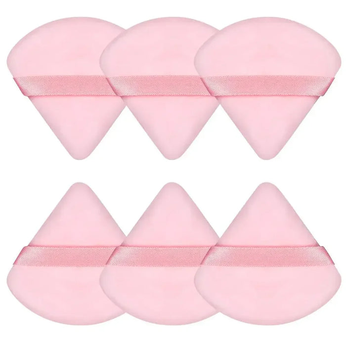 1/3/6Pcs Triangle Velvet Powder Puff Make Up Sponges for Face Eyes Contouring Shadow Seal Cosmetic Foundation Makeup Tool