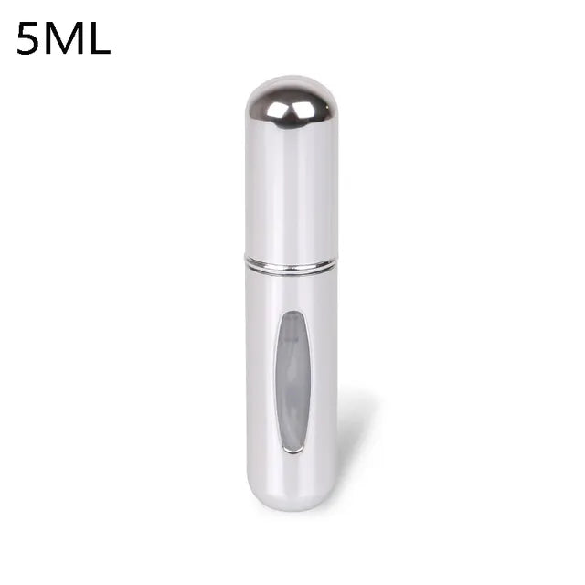 8/5ml Perfume Atomizer Portable Liquid Container For Cosmetics Traveling Mini Aluminum Spray Alcochol Empty Refillable Bottle