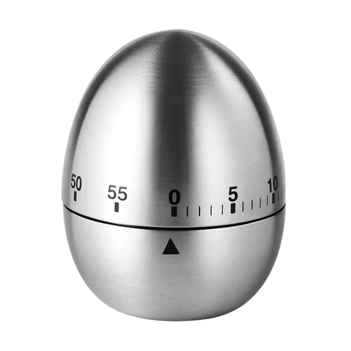 Cooking Tools Kitchen Timer Stainless Steel Egg 60 Minutes Mechanical Alarm Time Clock Counting cute kitchen egg timer