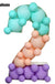 93 Giant Birthday Figure 0-9 Balloon Filling Box 18th Birthday Decor Number 30 40 50 Balloon Frame Anniversary Decoration