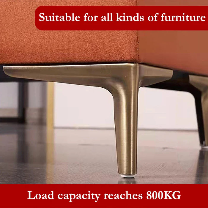 4Pcs/Set Furniture Feet For TV Cabinet Sofa Coffee Table Bathroom Cabinet Drawer Cabinet Leg Metal Support Feet Load 800KG