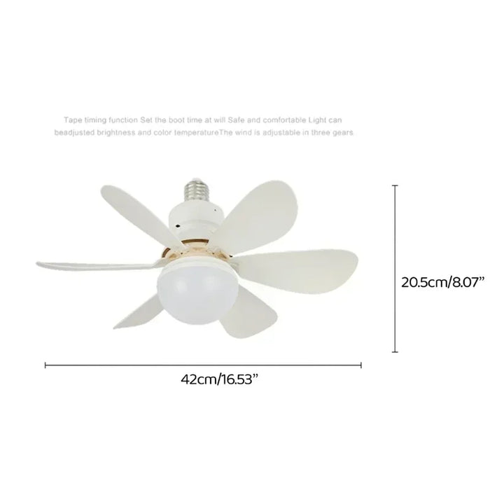 Ceiling Fan 40W/30W LED Fan lamp Remote Control AC85V-265V E27 Ceiling Fan with Memory Function for Offices Bedroom Kitchen