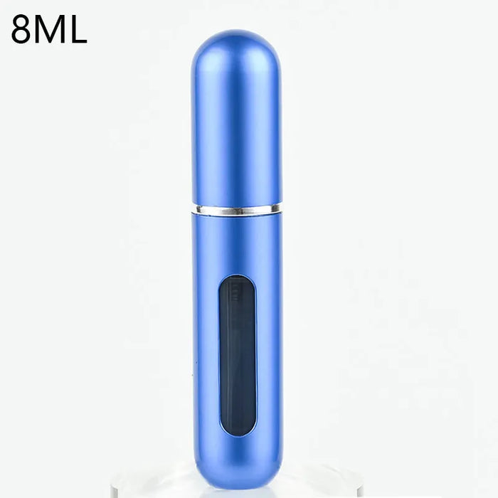 8/5ml Perfume Atomizer Portable Liquid Container For Cosmetics Traveling Mini Aluminum Spray Alcochol Empty Refillable Bottle