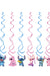 Disney Pink Interstellar Stitch Angel Birthday Party Decoration Flag Pulling Balloon Cake Flag Insertion Spiral Set Supplies