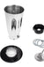 5 Cup Stainless Steel Blender Jar and Lid Replacement Repair Kit Complete 6 Pieces Set Fits Oster Blenders and Kitchen Centers