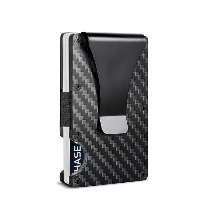 Carbon Fiber Minimalist Slim Wallet Carteira for Men Cartera Tarjetero Hombre RFID Cashback Credit Card Holder Luxury