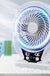 8 Inch Rechargeable Portable Mini Fan Multi-functional Solar Energy with Light Air Conditioner High Wind Power for Home Camping