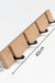 Foldable Bamboo Wall-mounted Clothes Hooks Door Hangers Household Coat Towel Hook Shelf Bathroom Hanging Rack