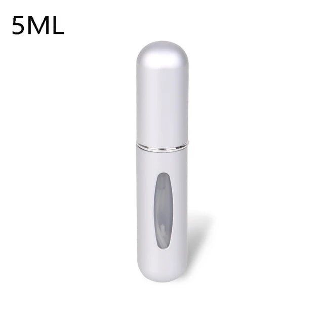 8/5ml Perfume Atomizer Portable Liquid Container For Cosmetics Traveling Mini Aluminum Spray Alcochol Empty Refillable Bottle