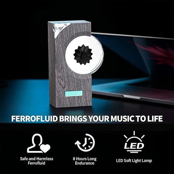 Ferrofluid Music Rhythm Light, Dancing Ferrofluid Music Rhythm Lamp, Music Mate, Magnetic Fluid Changes with Sound