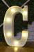 Alphabet Letter LED Lights Luminous Number Lamp Decor Battery Night Light for home Wedding Birthday Christmas party Decoration