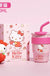 700/1200ml Sanrio Hello Kitty Cinnamoroll Thermos Cup Straw Cup with Handle Cartoon High Capacity Stainless Steel Water Cup Gift