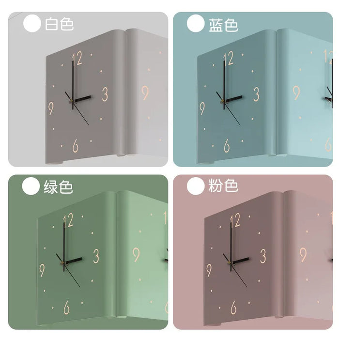 Double Corner Wall Clock Home Decoration Living Room Creative Simple Modern Wall Clock Fashion Sun Corner Wall Clock