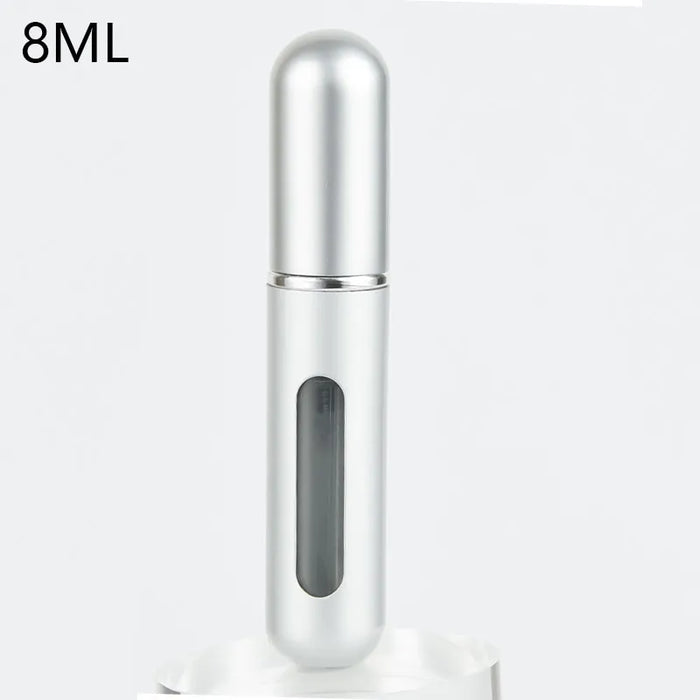 8/5ml Perfume Atomizer Portable Liquid Container For Cosmetics Traveling Mini Aluminum Spray Alcochol Empty Refillable Bottle