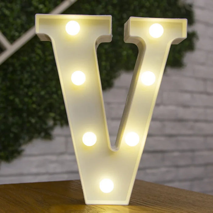 Alphabet Letter LED Lights Luminous Number Lamp Decor Battery Night Light for home Wedding Birthday Christmas party Decoration