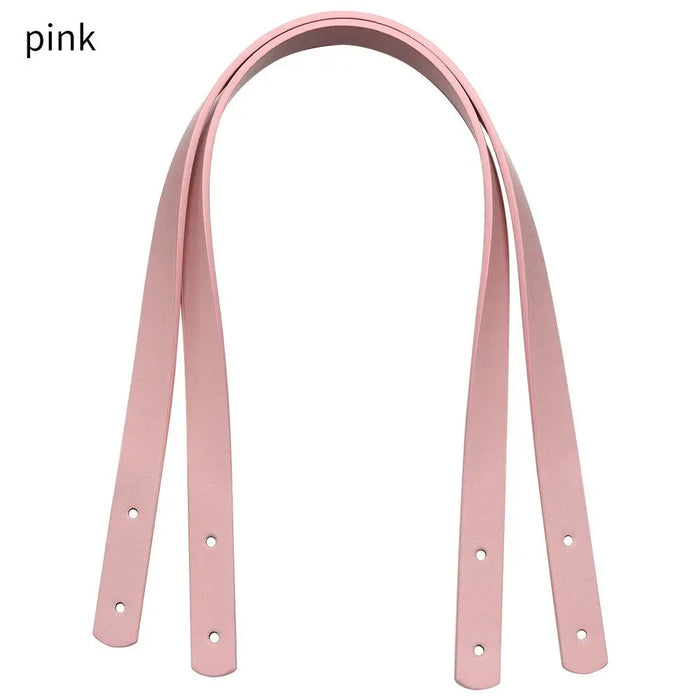 2Pcs New Detachable PU Leather Bag Belt Handbag Band Handle Shoulder Bag Strap Gift Box Handle Band DIY Bag Accessories