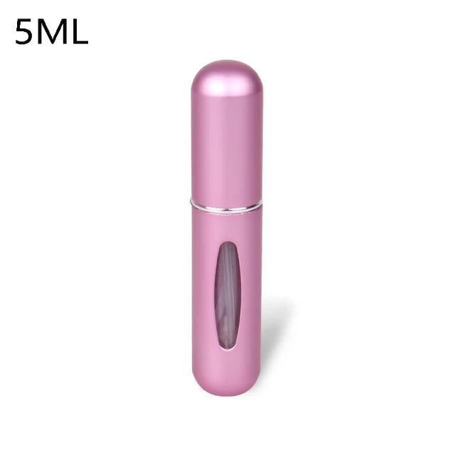 8/5ml Perfume Atomizer Portable Liquid Container For Cosmetics Traveling Mini Aluminum Spray Alcochol Empty Refillable Bottle