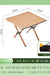 Camping Beach Folding Tables and Chairs Wooden Grain Carbon Steel Wild Table Portable Tourism Plate Table