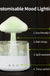 450ML Mushroom Rain Cloud Air Humidifier Colorful Night Light Moisturize Skin Relieve Fatigues for Friends Family Gifts