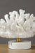 Creativity Resin Artificial Coral Artificial Coral Handicraft Furnishings White Marble Base Home Decoration Simulation Potting