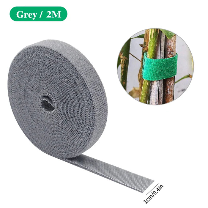 3 Rolls Green Garden Twine Plant Ties Nylon Plant Bandage Garden Hook Loop Bamboo Cane Wrap Support Garden Accessories