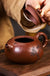 230ml Authentic Yixing Purple Clay Teapot Master Handmade Xishi Kettle Custom Beauty Tea Infuser Chinese Zisha Tea Accessories