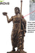 ERMAKOVA Greek Medical God Sculpture Asclepius Resin Home Desktop Decoration Statue Ornament Vintage Mythological Figures Gift