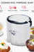 Electric Mini Rice Cooker Portable 1L Water Food Heater Machine Lunch Box Warmer 2 Persons Cooking Machine for Home Car Truck