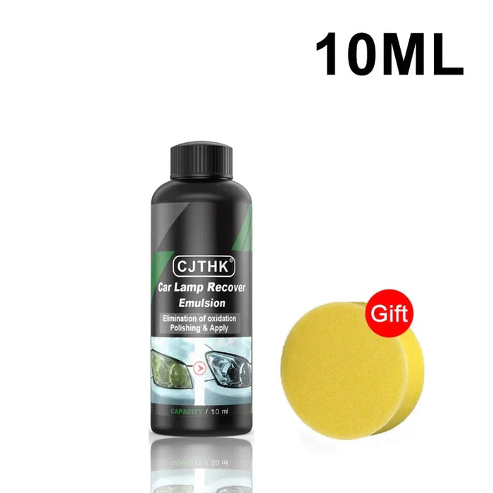 Car Headlight Restoration Polishing Kits Headlamp Scratch Remover Repair Cleaning Paste Remove Oxidation Headlight Polish Liquid