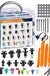 800pcs-100Pcs Car Fastener Clip Kit Fender Rivet Clips Auto Body Push Retainer Pin Rivet Bumper Door Trim Panel Retainer Repair