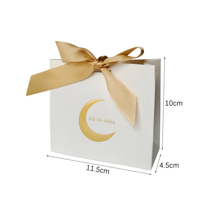 5Pcs Eid Mubarak Gift Box Eid Mubarak Candy Cookie Box Eid Party Gift Packaging Bags Ramadan Favors Eid Mubarak Decoration 2024