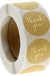 500pcs Round Labels Kraft Paper Thank You Sticker Dragees Candy Bag Flower Gift Box Cake Boxes and Packaging Wedding Stickers