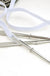 2pcs Stainless Steel Garment Clips Sewing DIY Tools Elastic Band Tape Punch Cross Stitch Threader Wear Rope Elastic Clamp